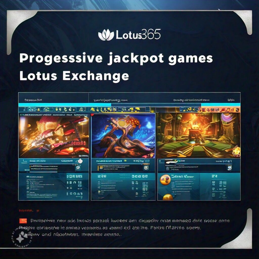 Progressive jackpot games Lotus Exchange